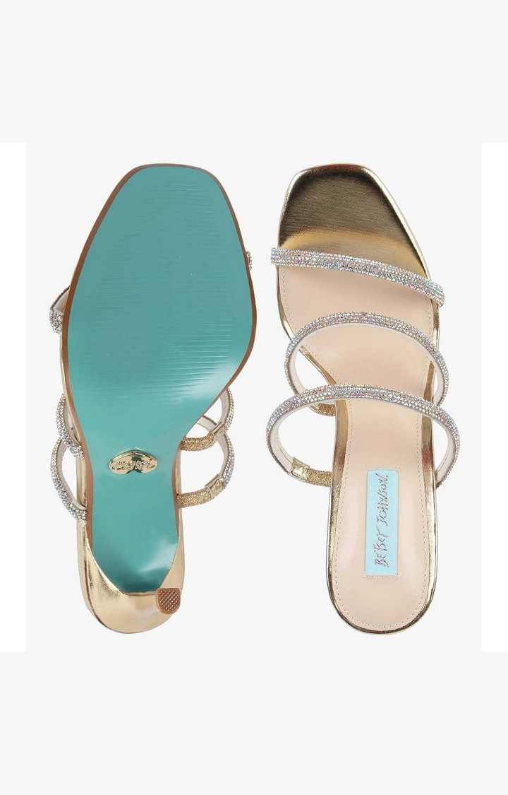 Sb-Aubri Gold Heel Sandals