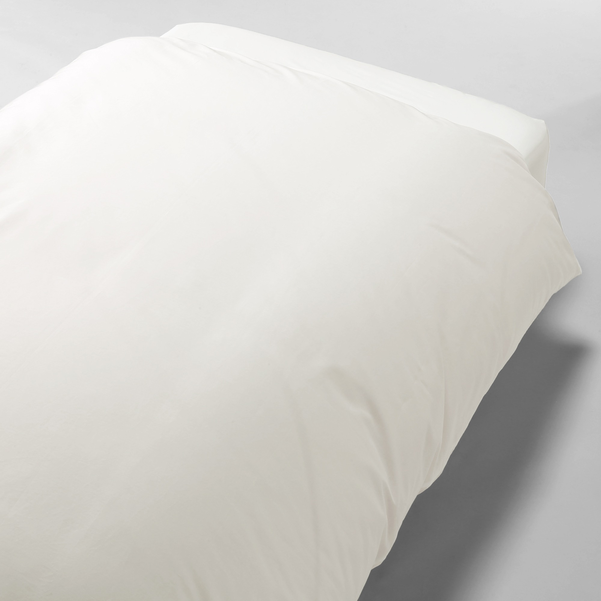 COTTON H.DENSITY DUVET COVER Q O.WHT