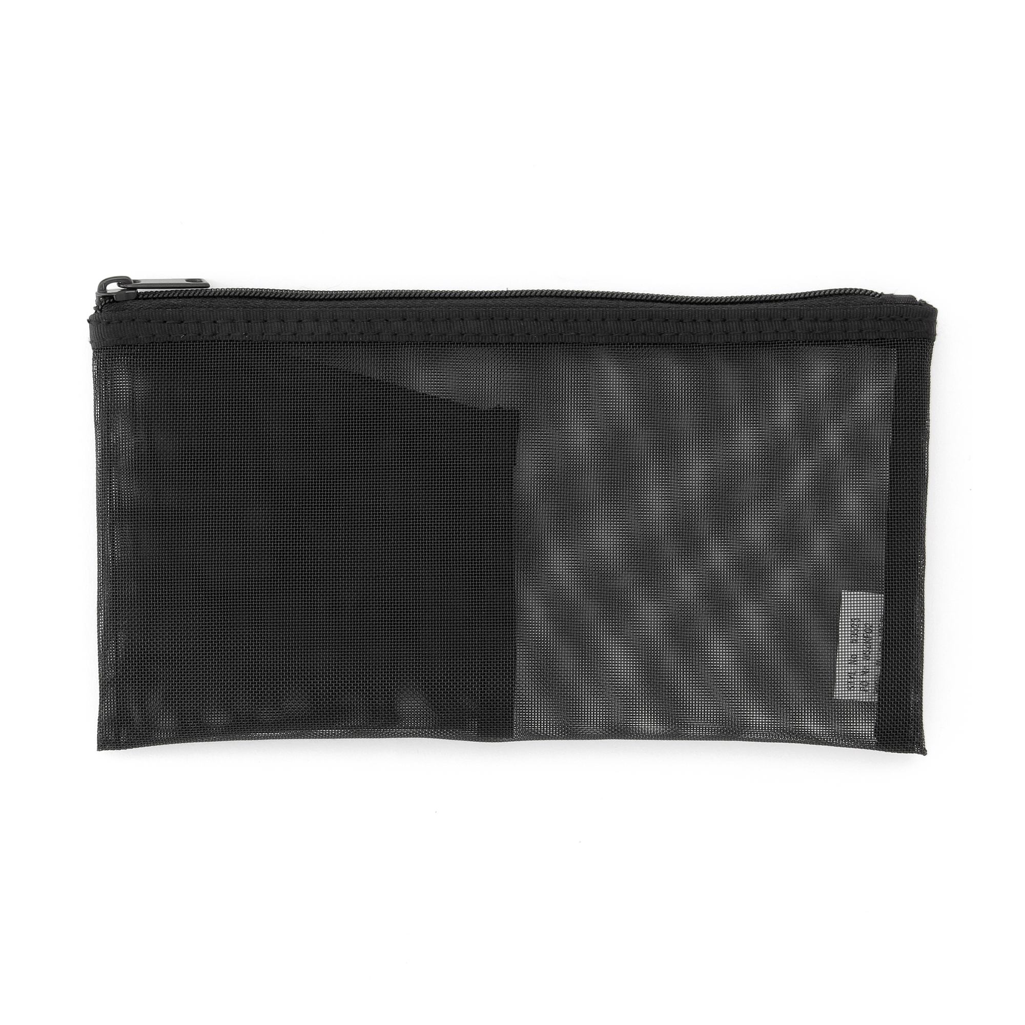 MUJI | NYLON MESH PEN CASE WITH POCKET