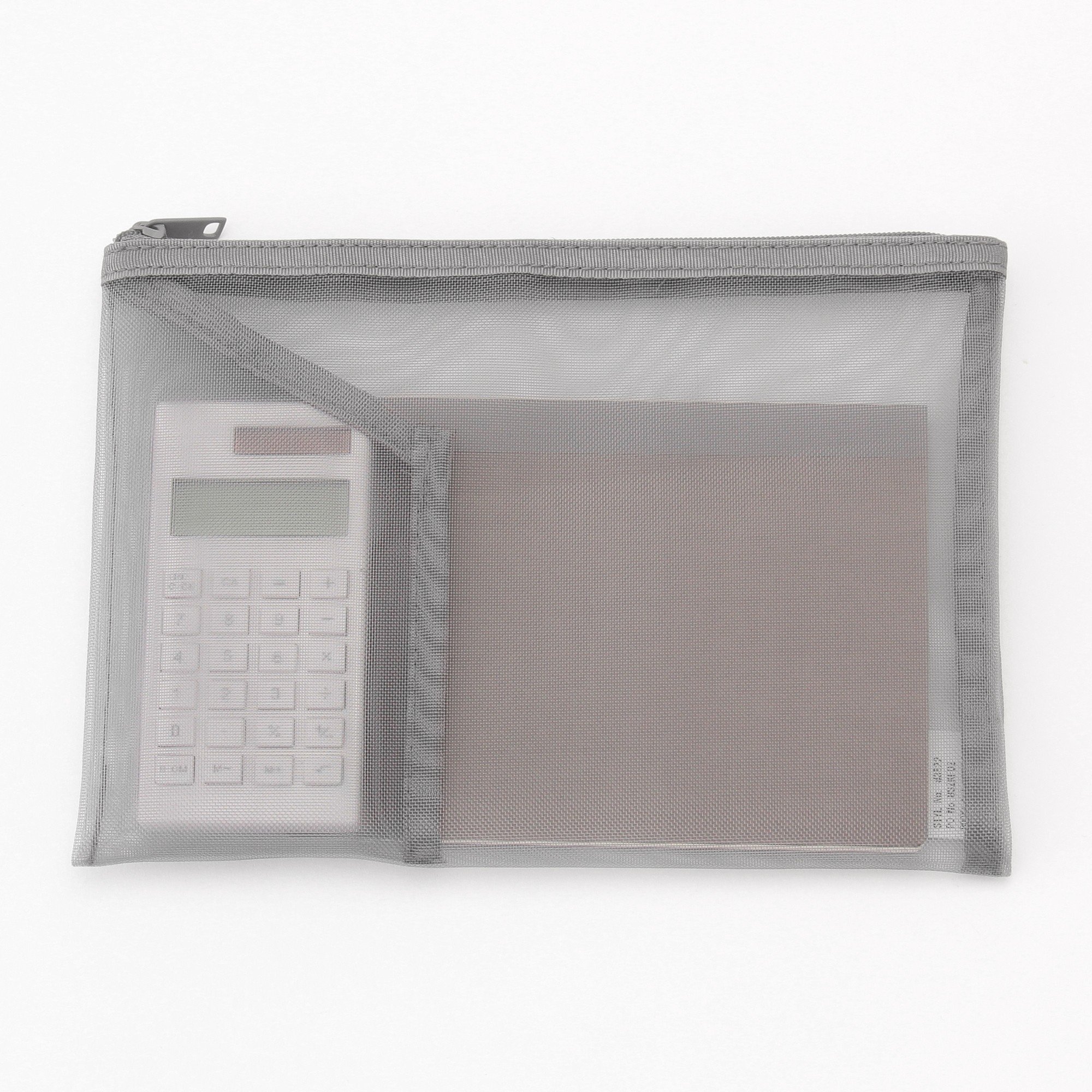 NYLON MESH POUCH WITH POCKET
