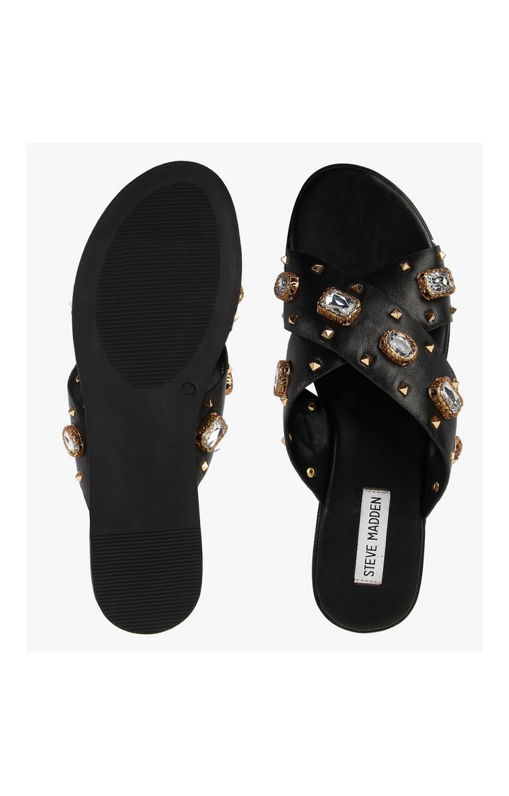 Adriana Black Flats