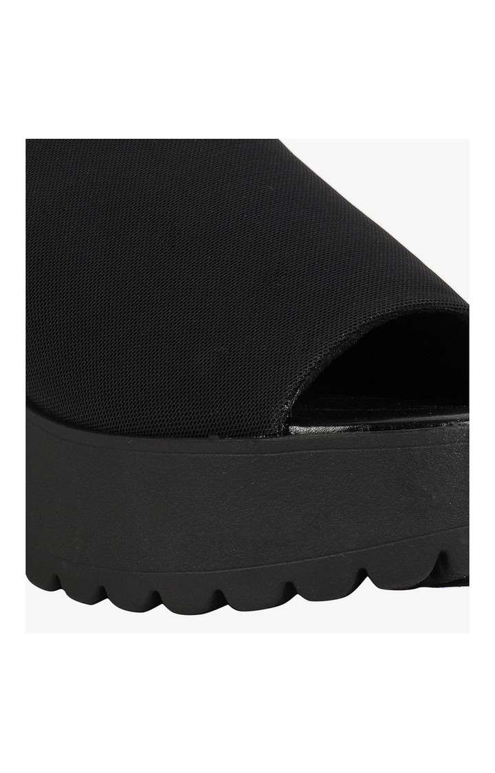 Chucky Black Heel Sandals