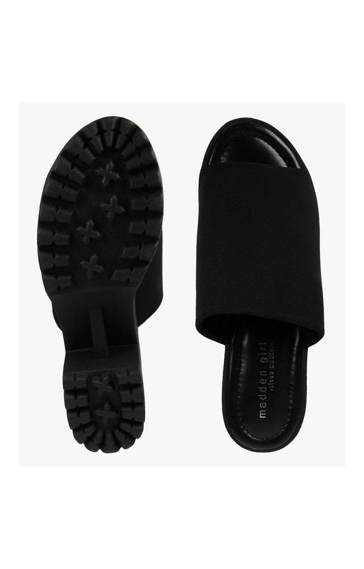 Chucky Black Heel Sandals