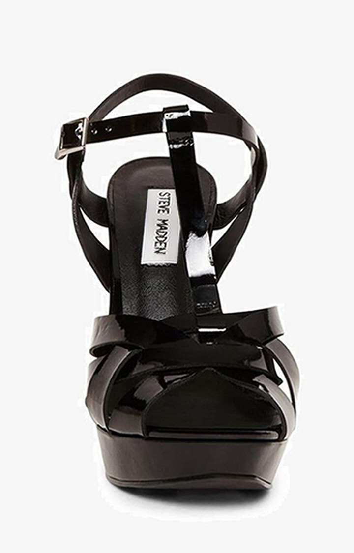 Faline Black Heel Sandals