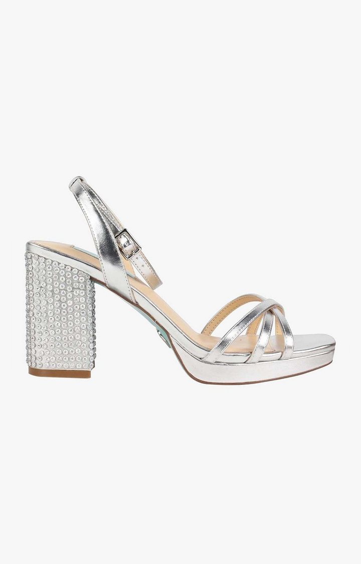 Sb-Zhara Silver Heel Sandals
