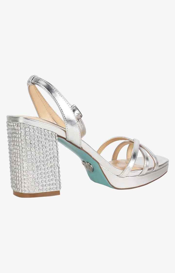 Sb-Zhara Silver Heel Sandals