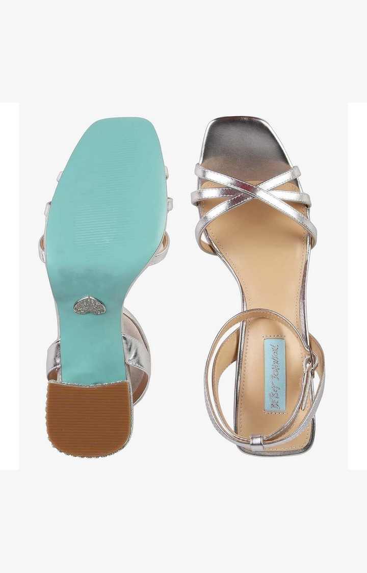 Sb-Zhara Silver Heel Sandals