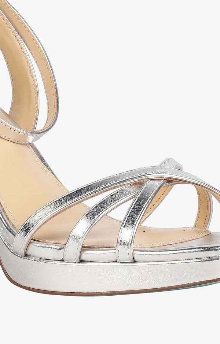 Sb-Zhara Silver Heel Sandals