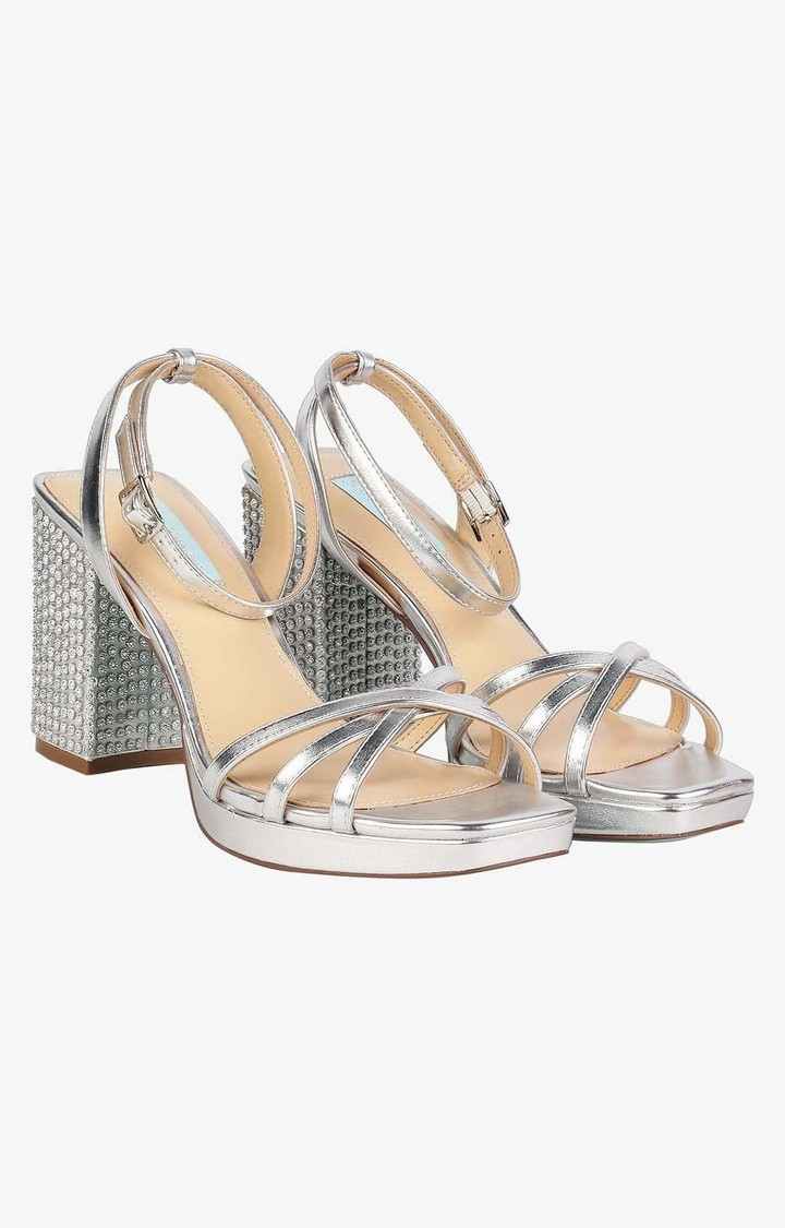 Sb-Zhara Silver Heel Sandals