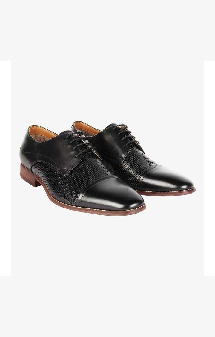 Decklan Black Tie-Ups & Dress Loafers