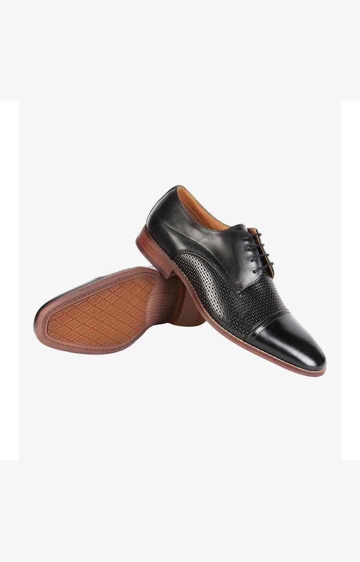 Decklan Black Tie-Ups & Dress Loafers