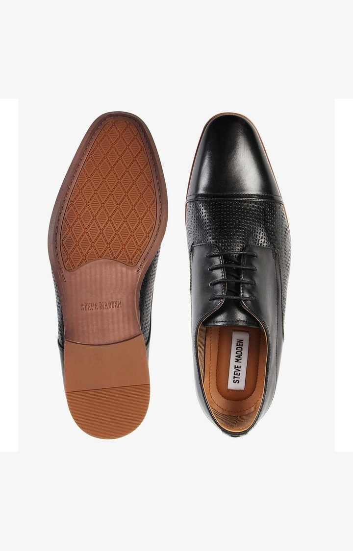Decklan Black Tie-Ups & Dress Loafers