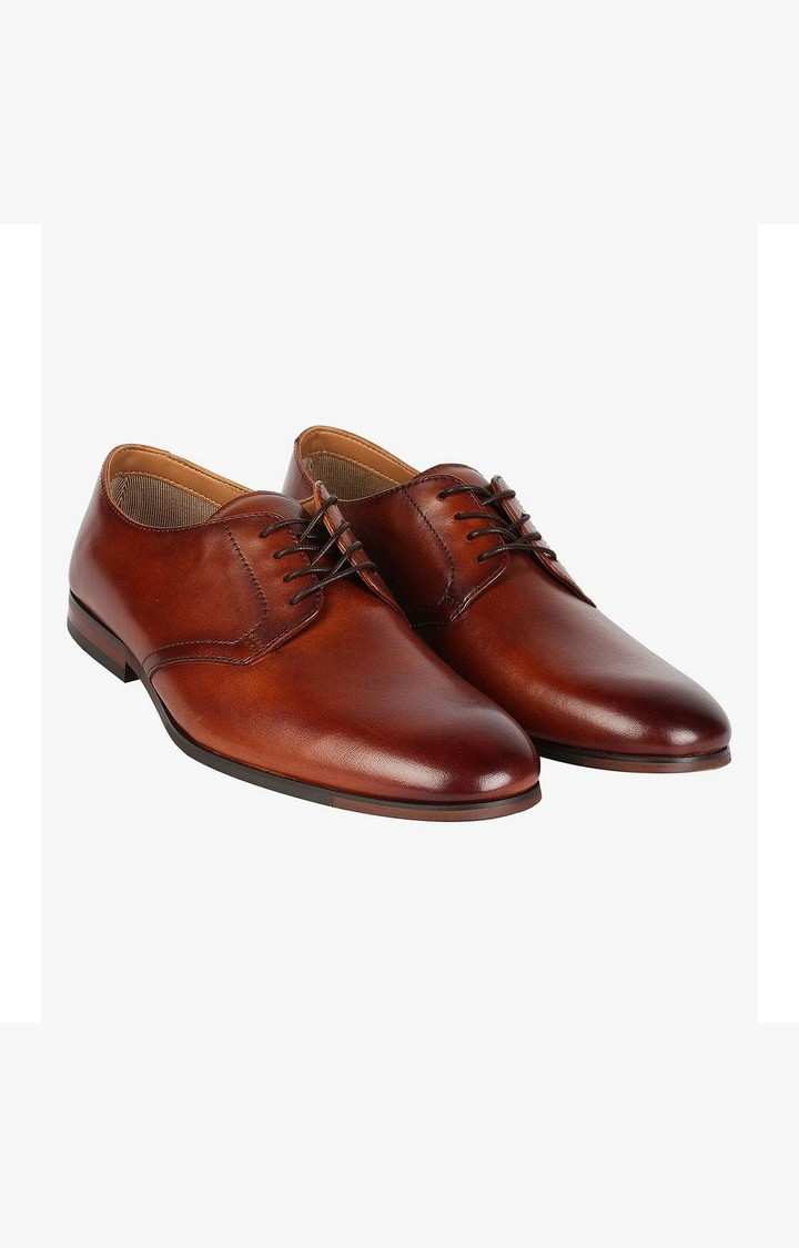 Eben Brown Tie-Ups & Dress Loafers