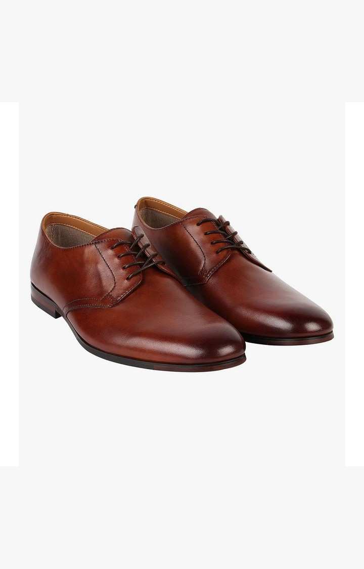 Eben Brown Tie-Ups & Dress Loafers