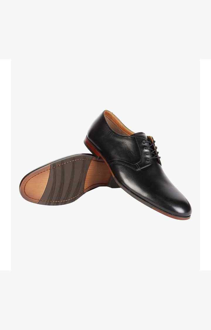 Eben Black Tie-Ups & Dress Loafers