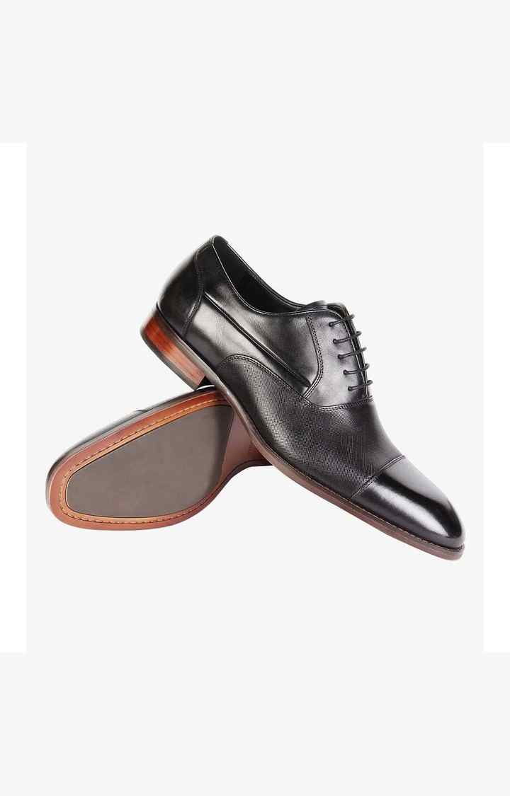 Proctr Black Tie-Ups & Dress Loafers