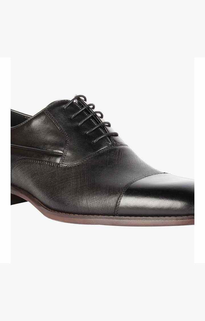 Proctr Black Tie-Ups & Dress Loafers