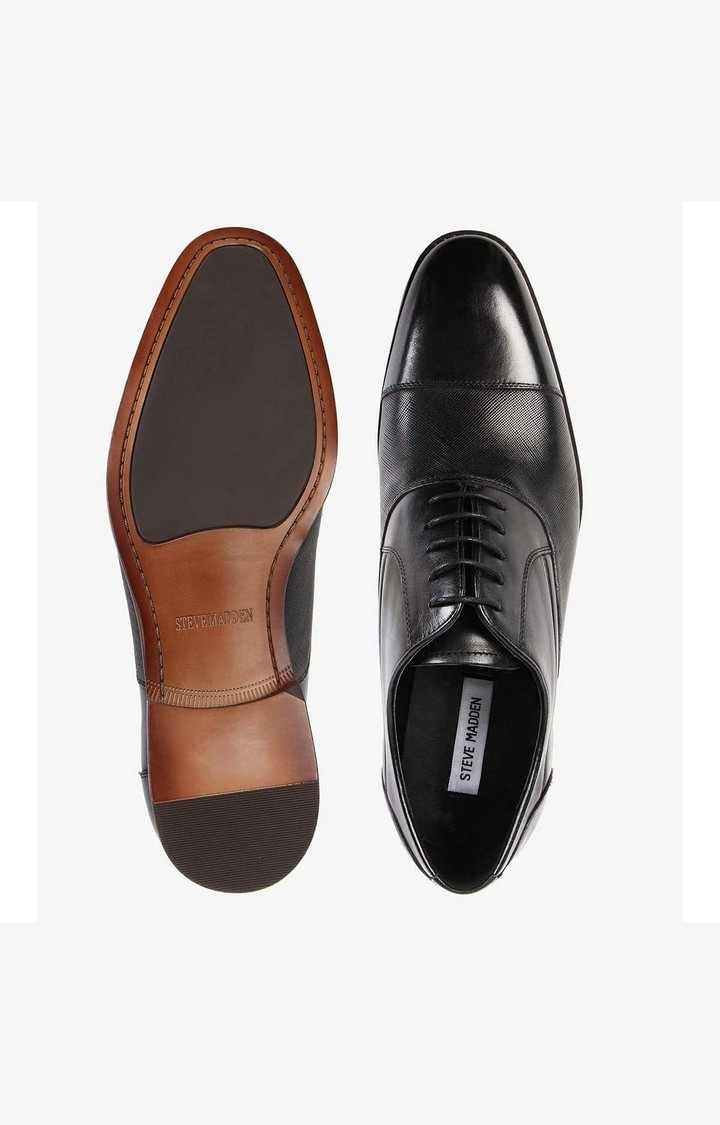 Proctr Black Tie-Ups & Dress Loafers