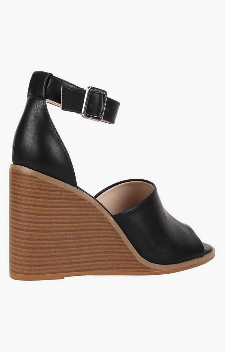 Garlandd Black Wedges