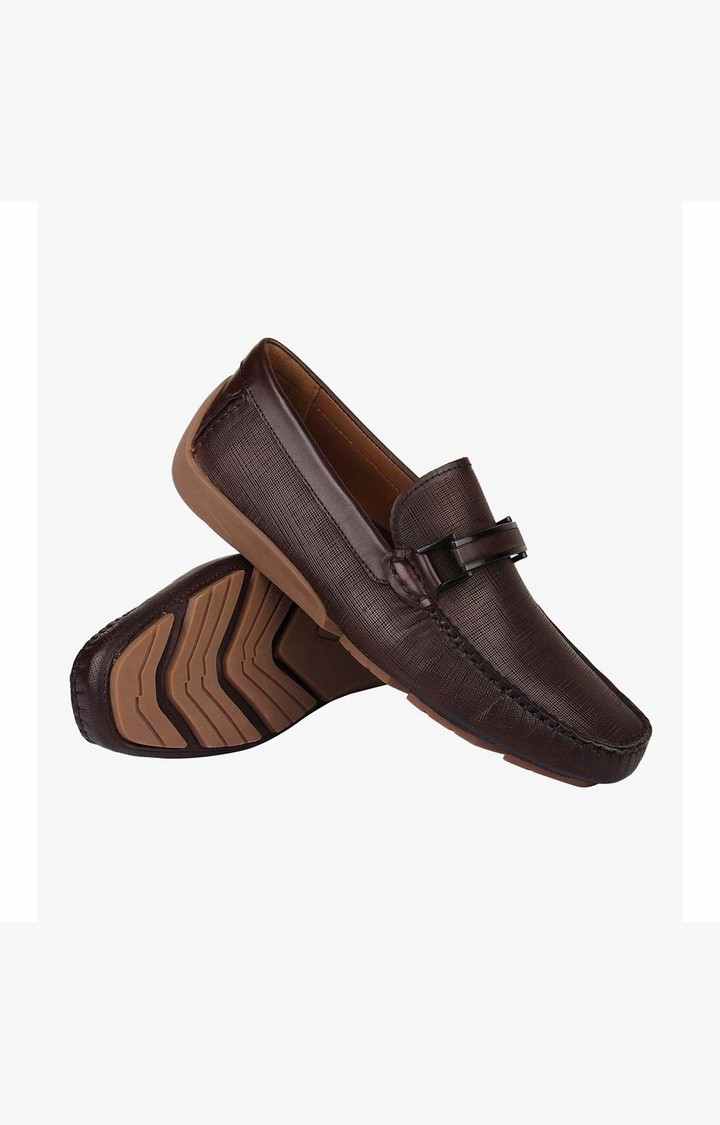 Trapeze Brown Driver Loafers