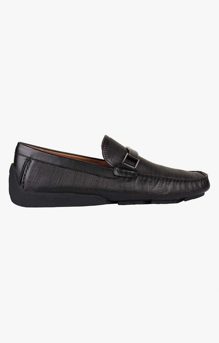 Trapeze Black Driver Loafers