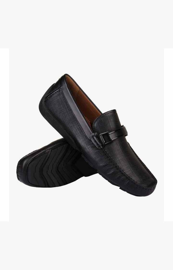 Trapeze Black Driver Loafers