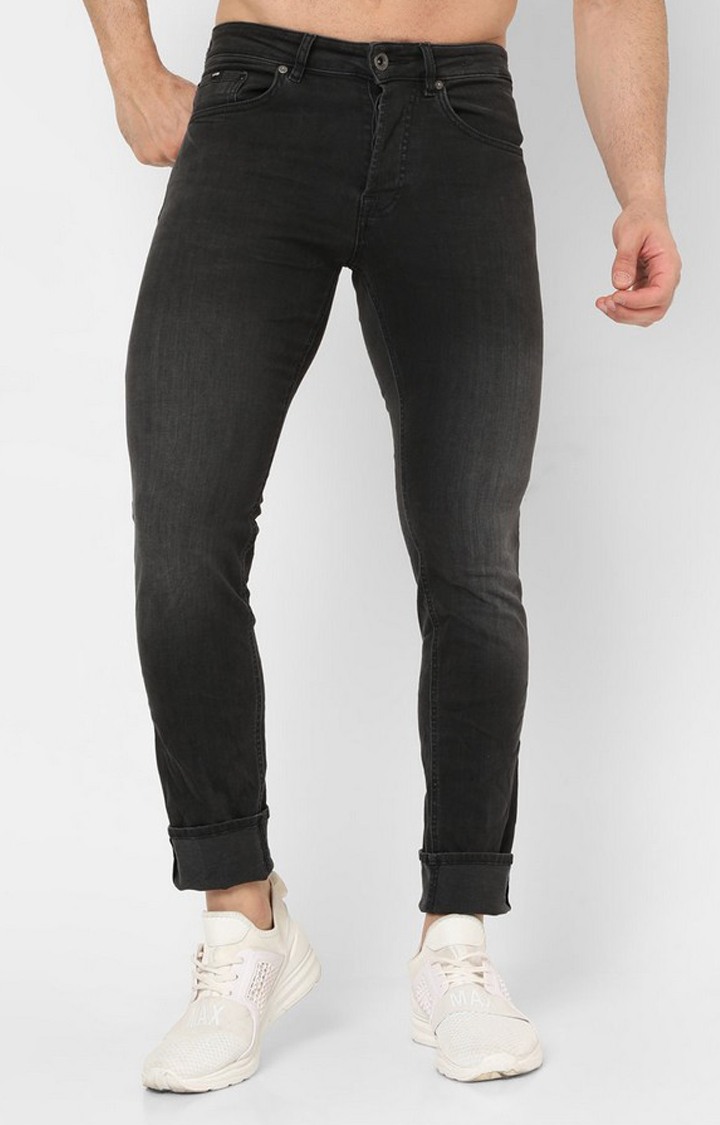GAS | Black Men's Anders Slim Fit Anti-Microbial Hyjeans