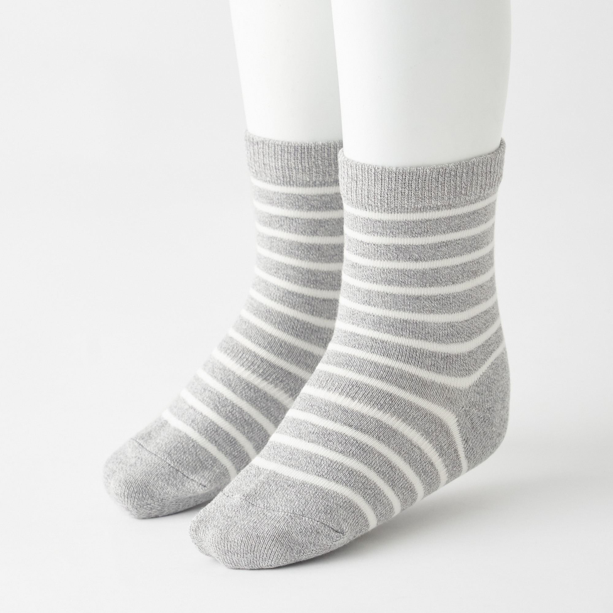 MUJI | GOOD FIT RIGHT ANGLE ONE SIZE FITS ALL SOCKS (KIDS/BORDER)