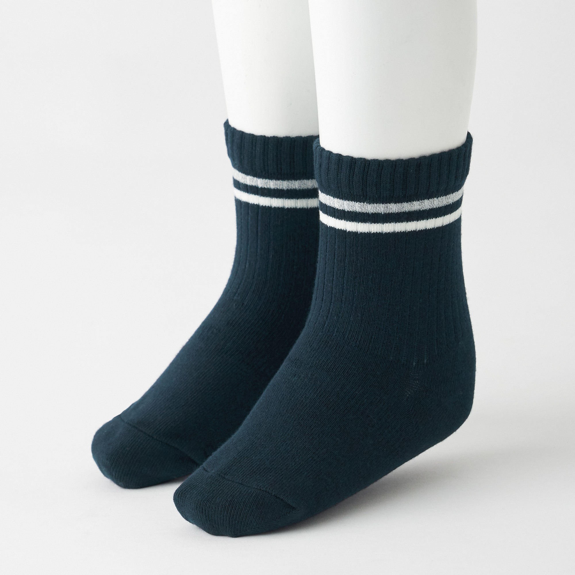 GOOD FIT RIGHT ANGLE ONE SIZE FITS ALL SOCKS(KIDS/WITH LINE)