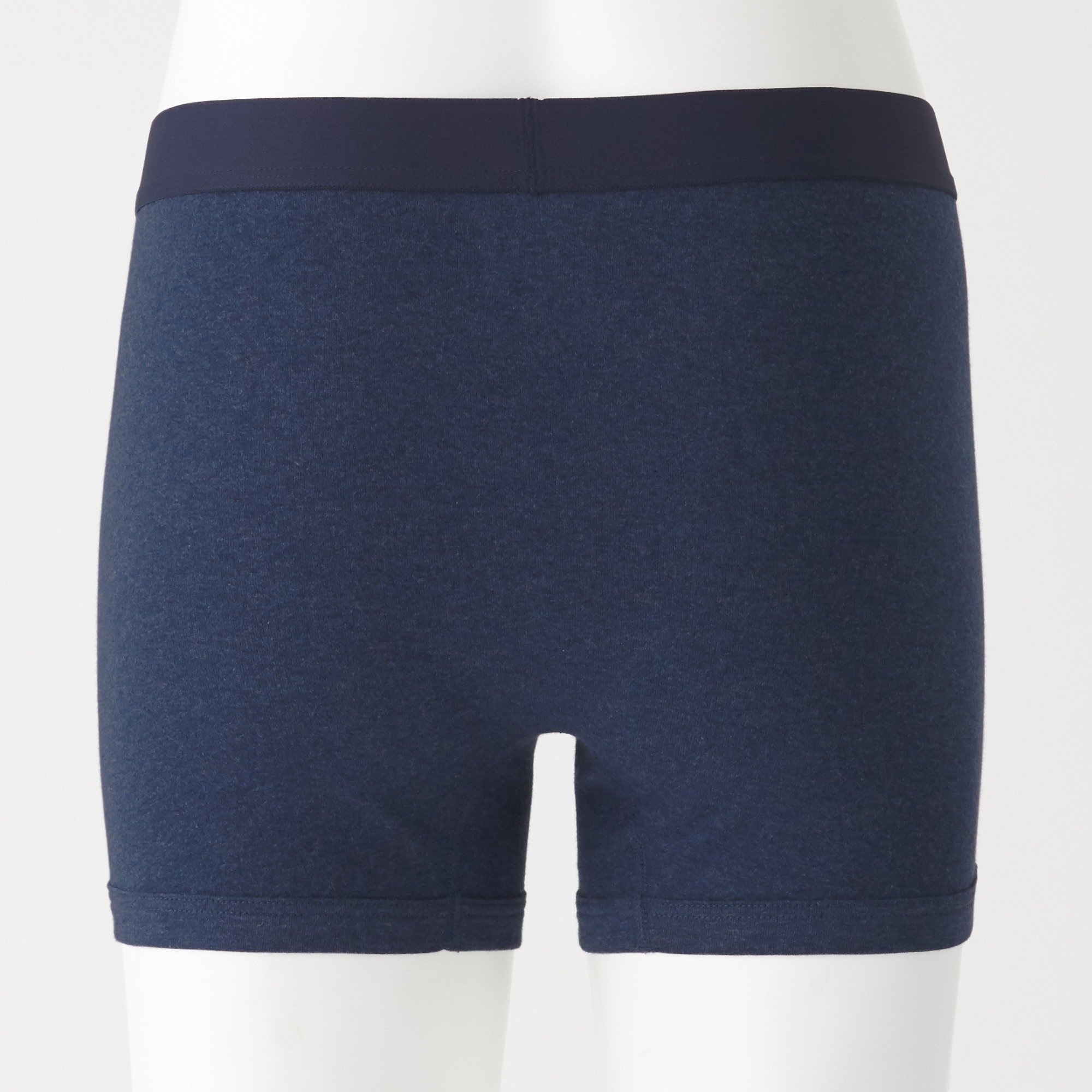 INDIAN COTTON FRONT OPEN RIB BOXER