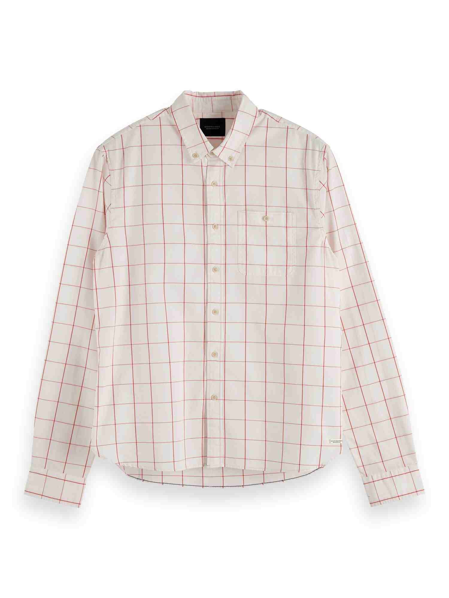 Long sleeve button down oxford shirt