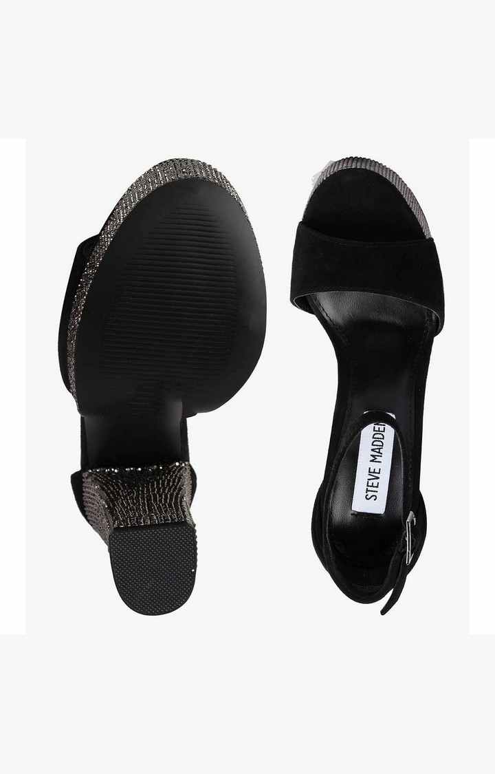 Gonzo-R Black Heel Sandals