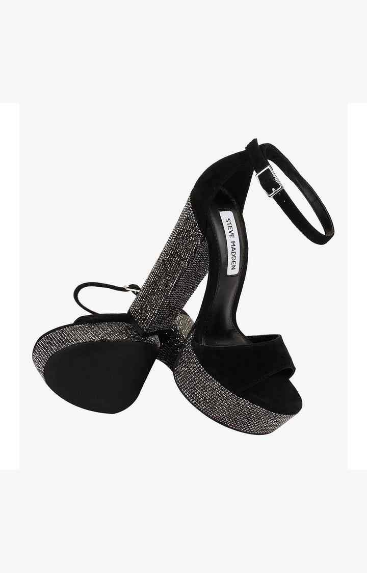 Gonzo-R Black Heel Sandals
