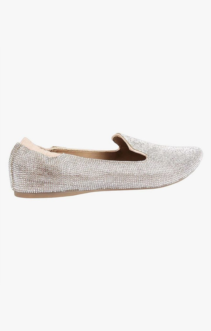 Frankie-R Gold Closed Flats & Ballerinas