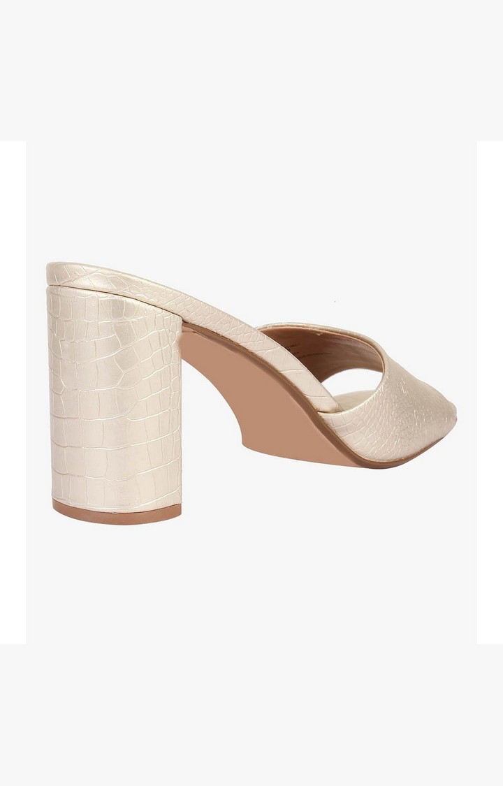 Nile Gold Heel Sandals