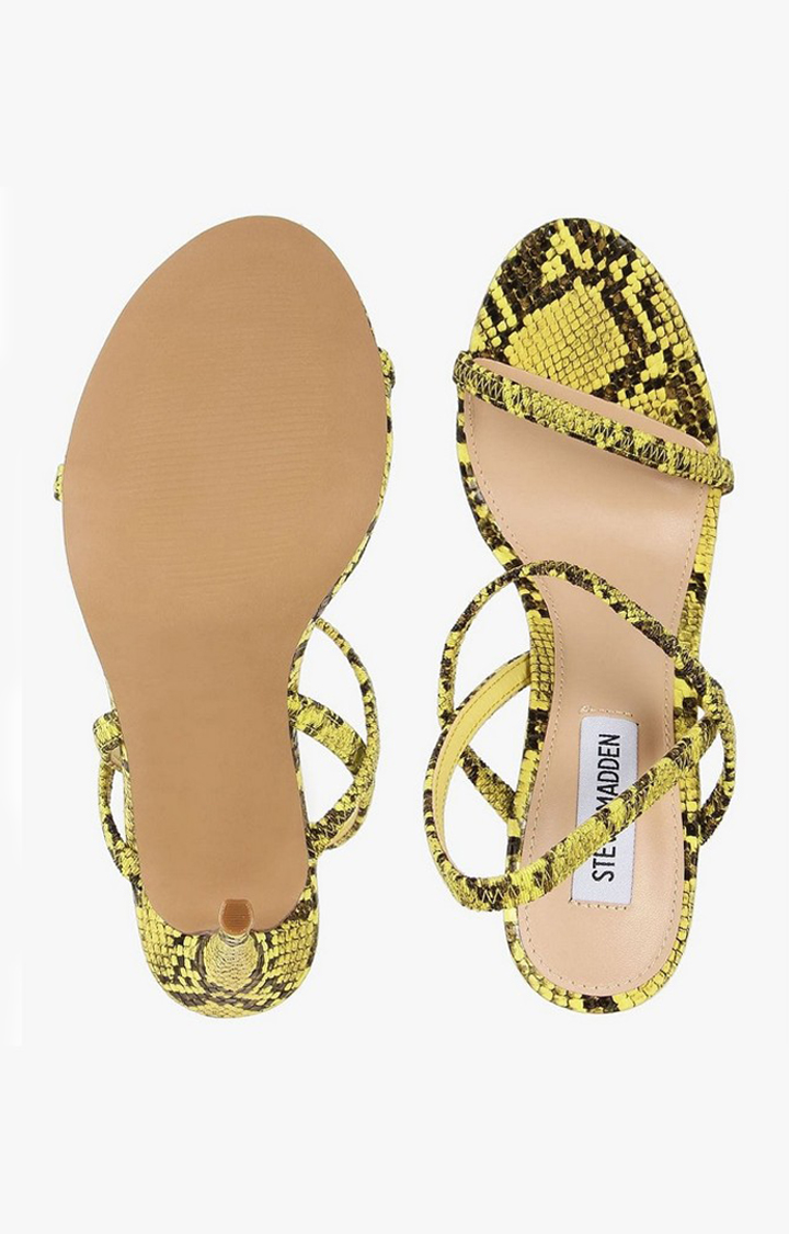 Gabriellaa Yellow Heel Sandals
