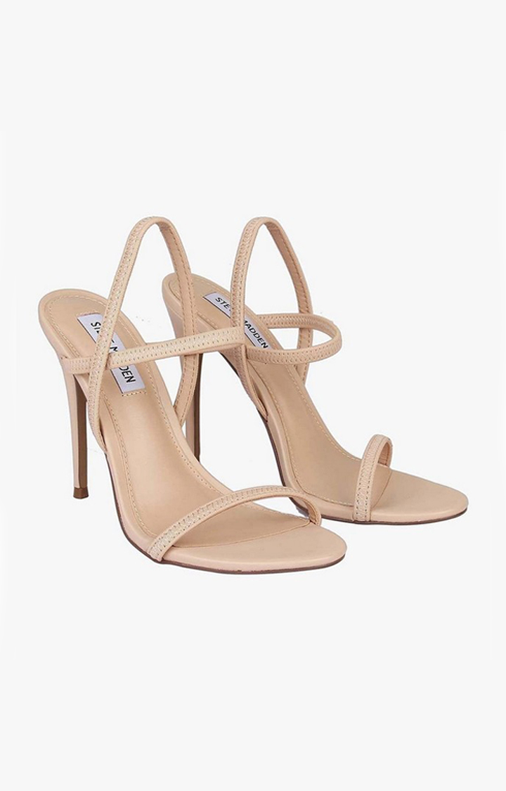 Gabriellaa Beige Heel Sandals