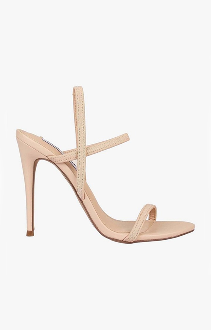 Gabriellaa Beige Heel Sandals