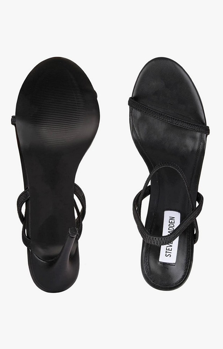 Gabriellaa Black Heel Sandals
