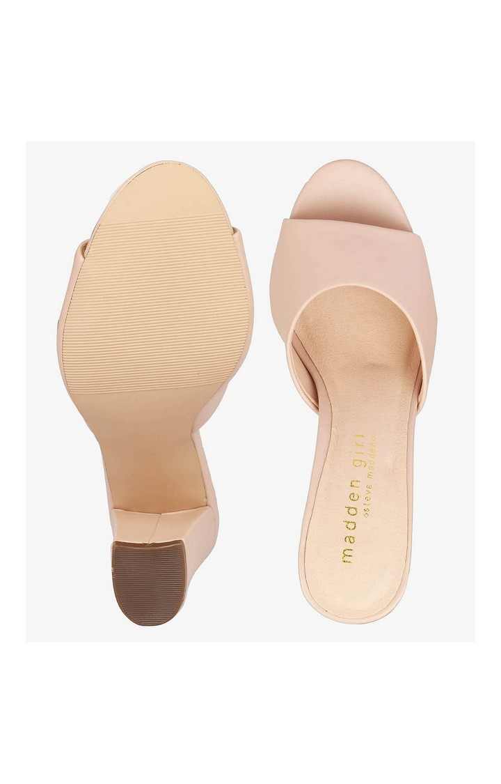 Breezee Beige Heel Sandals