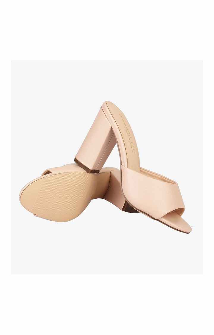 Breezee Beige Heel Sandals