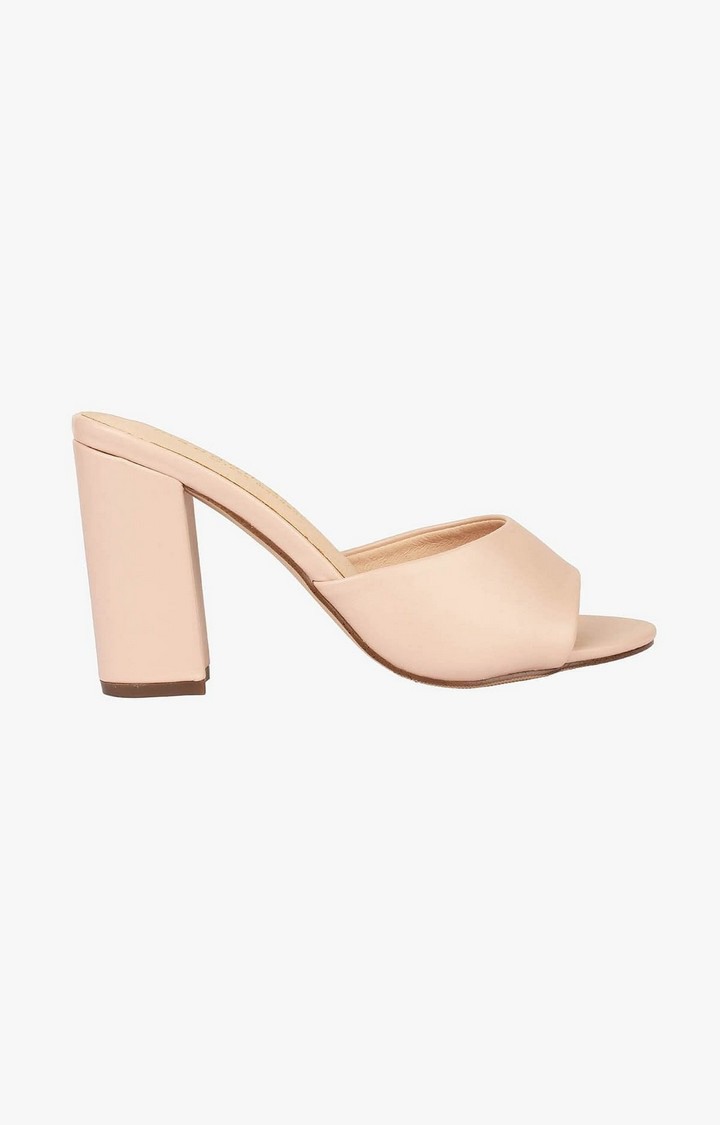 Breezee Beige Heel Sandals