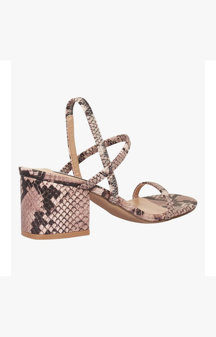 Inessa Pink Heel Sandals
