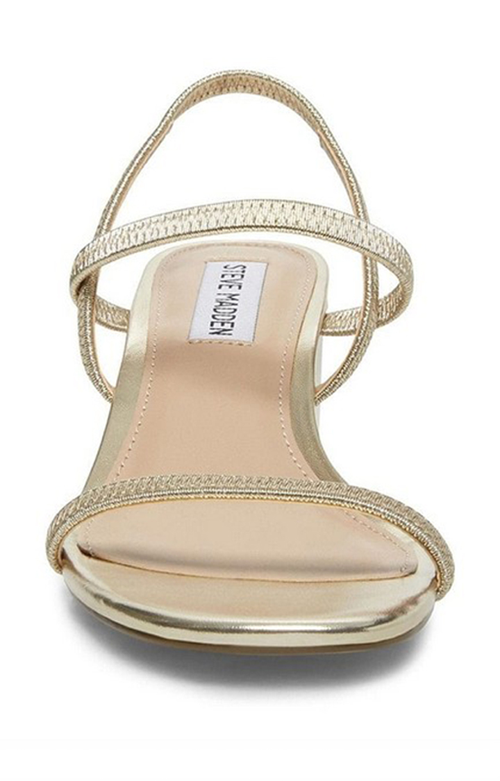 Inessa Gold Heel Sandals