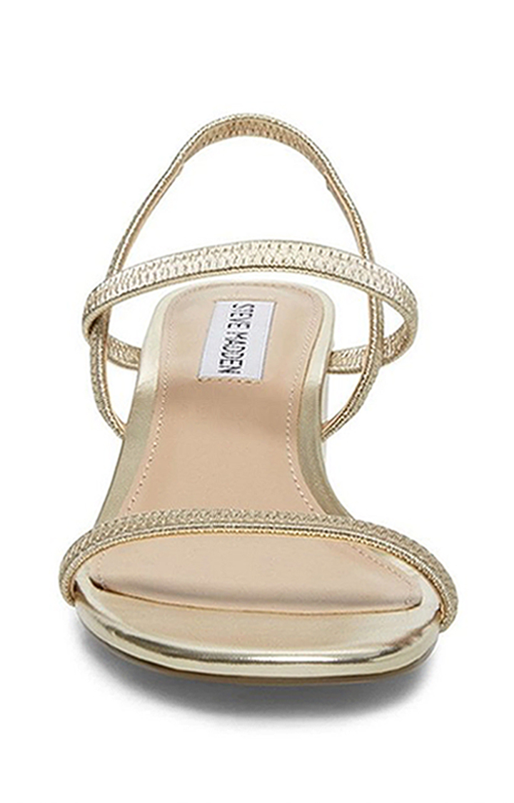Inessa Gold Heel Sandals