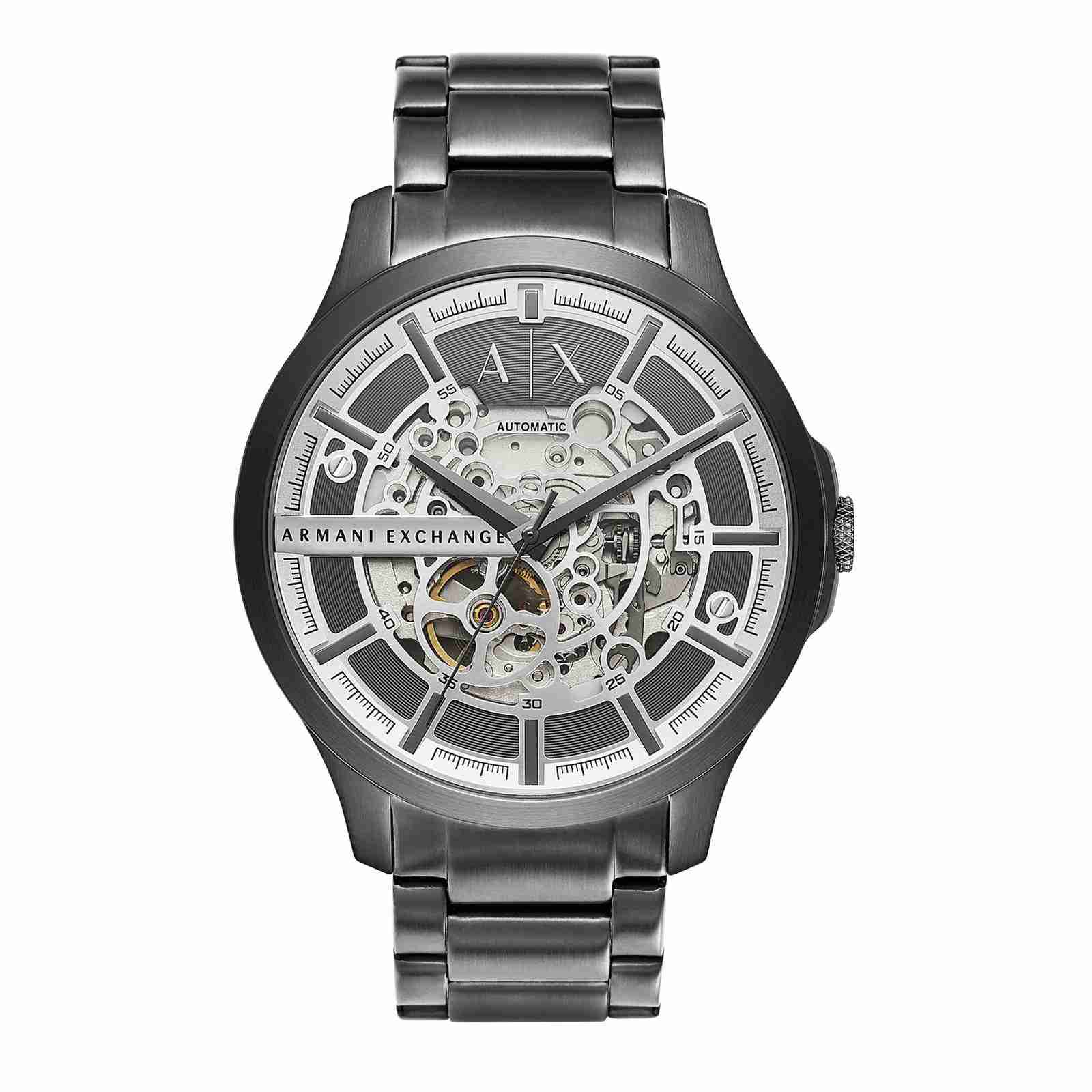 Gunmetal grey armani watch on sale