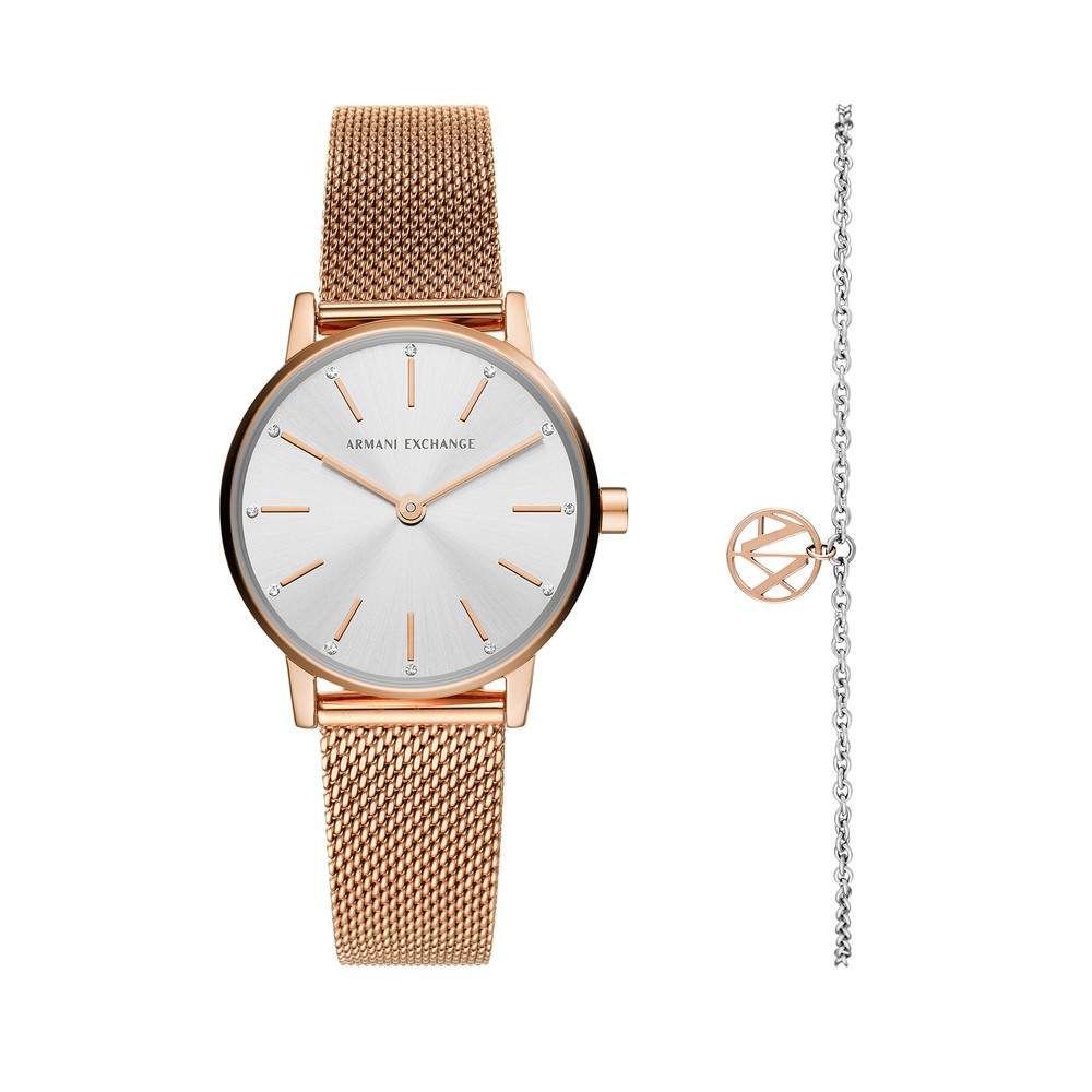 Armani exchange deals mesh watch