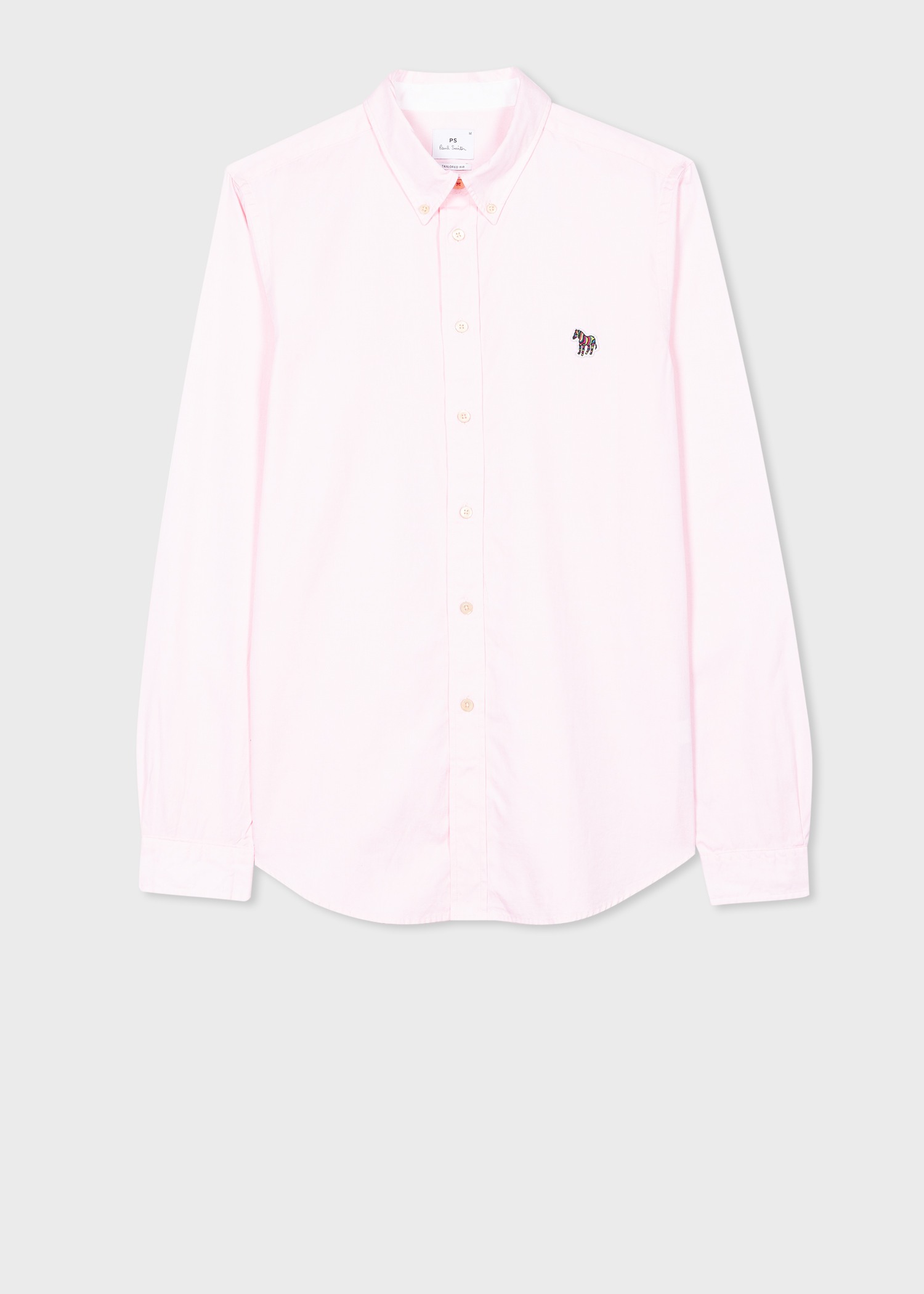 MENS LS TAILORED BD SHIRT ZEBRA BADGE