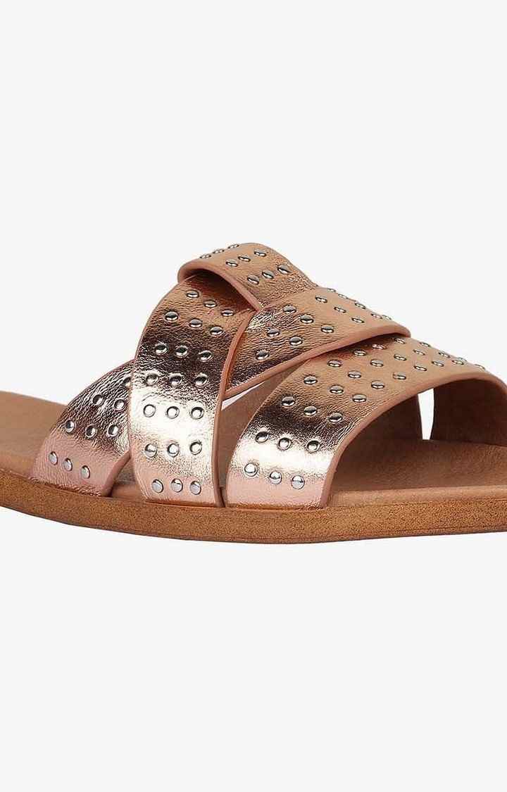 Vivien-S Gold Flats