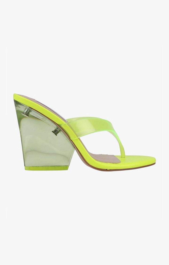 Kissed Yellow Heel Sandals